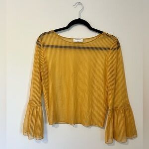 Babaton Sheer Striped Shirt